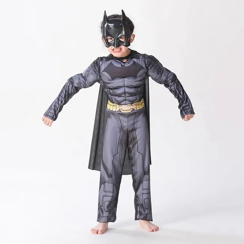 أنيمي خارقة باتمانز تأثيري العضلات زي باتما Zentai حللا ارتداءها دعوى هالوين أزياء تنكرية #5