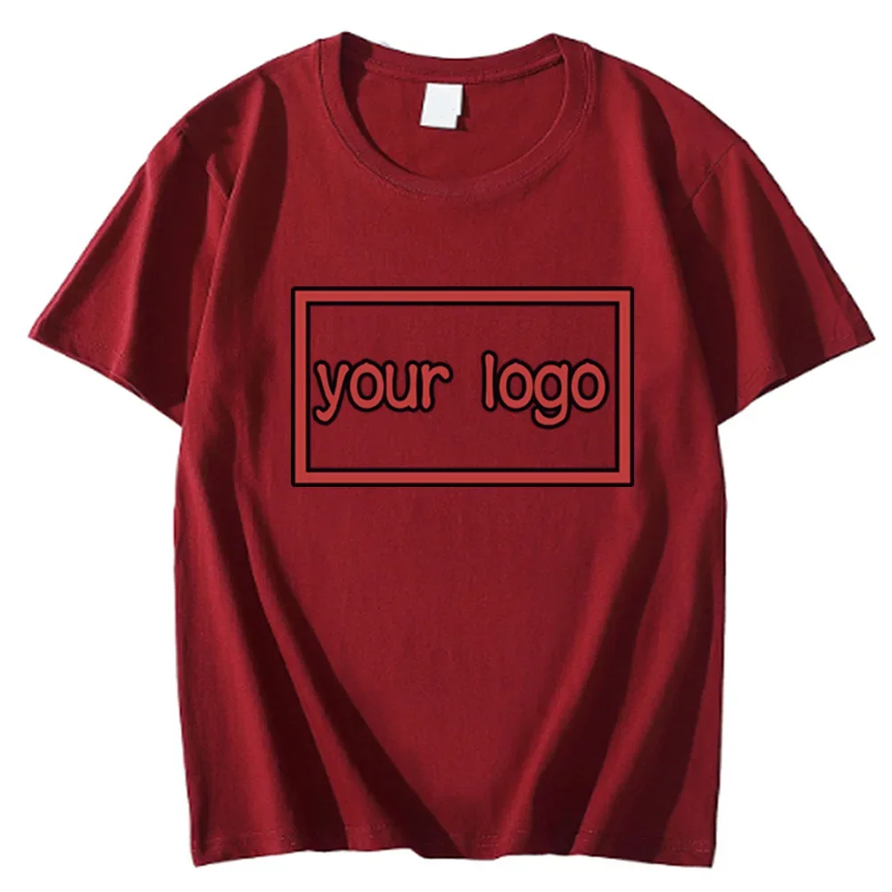 Diy Your Like Photo or Logo Customized Printed Leisure Shirt Custom Drop Shipping T-shirt image 4