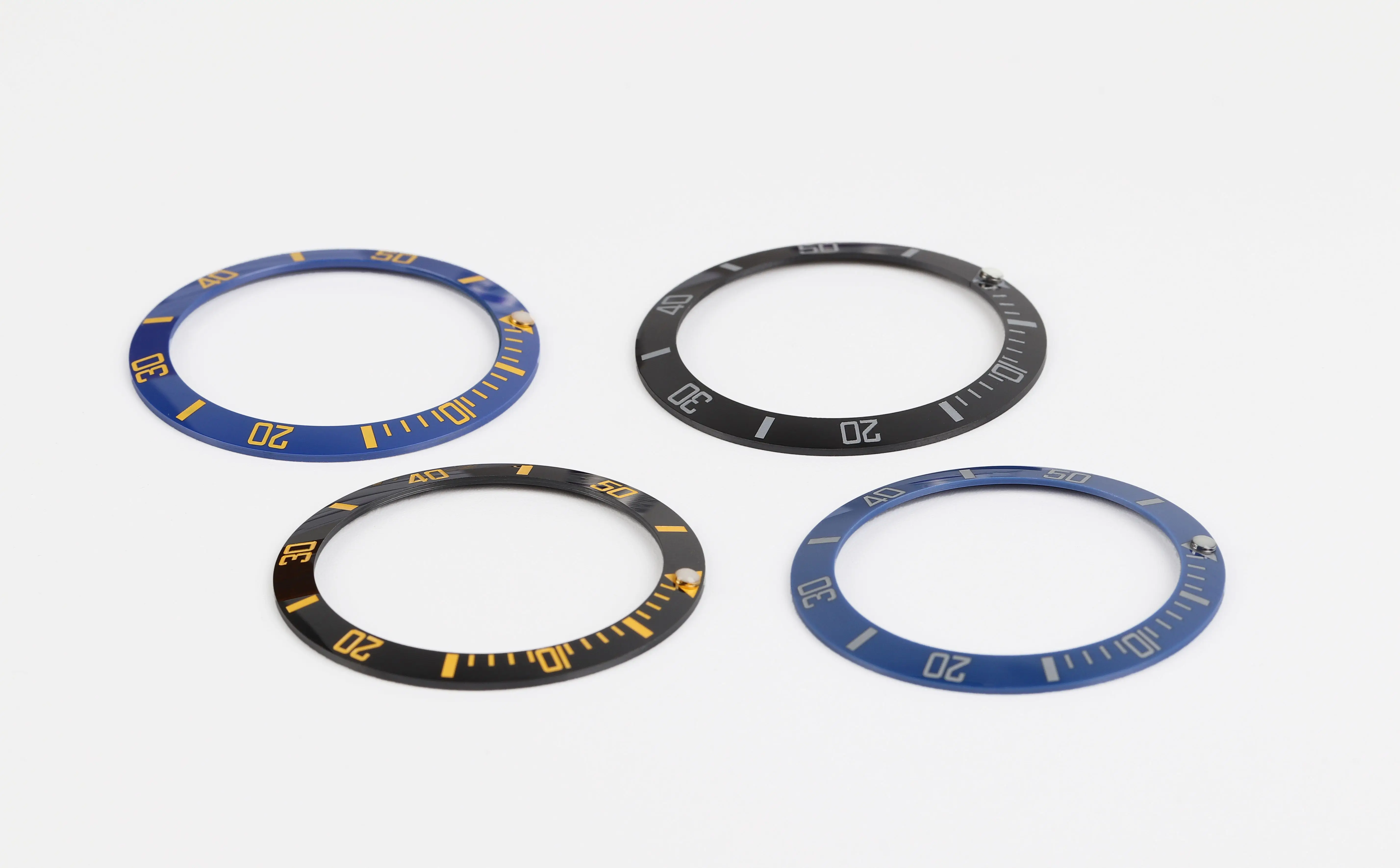 Watch Wristwatch Aluminum Material Loop Bezel Insert Ring Replacement Part (Green)