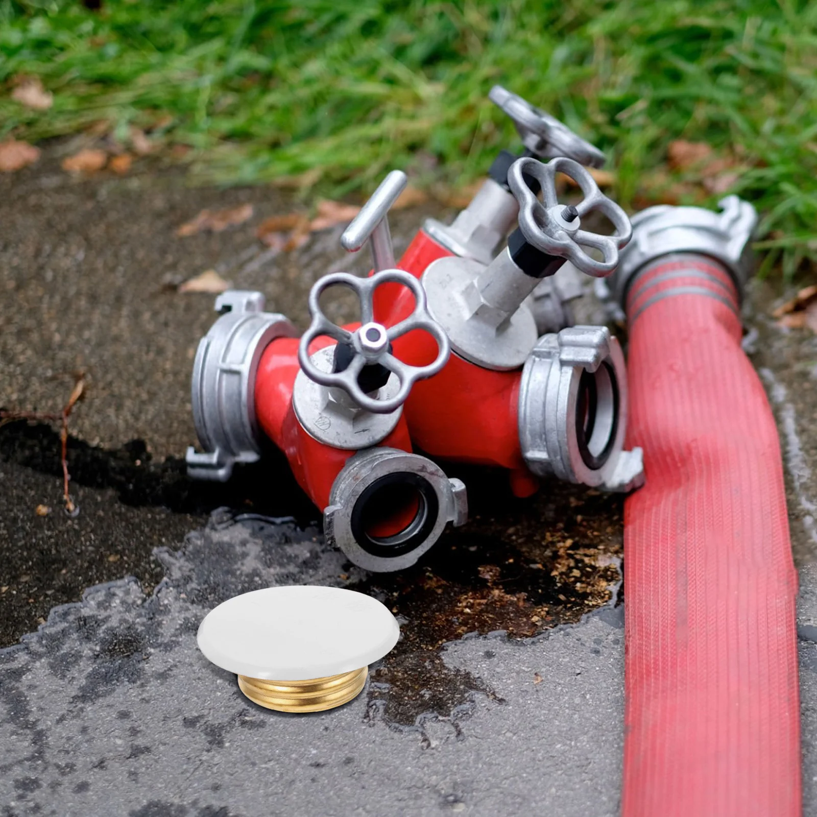 لوحة غطاء رش الحريق نحاسية متينة مقاومة للحريق للاستخدام الصناعي السكني التجاري السقف المثبت على الحائط #3