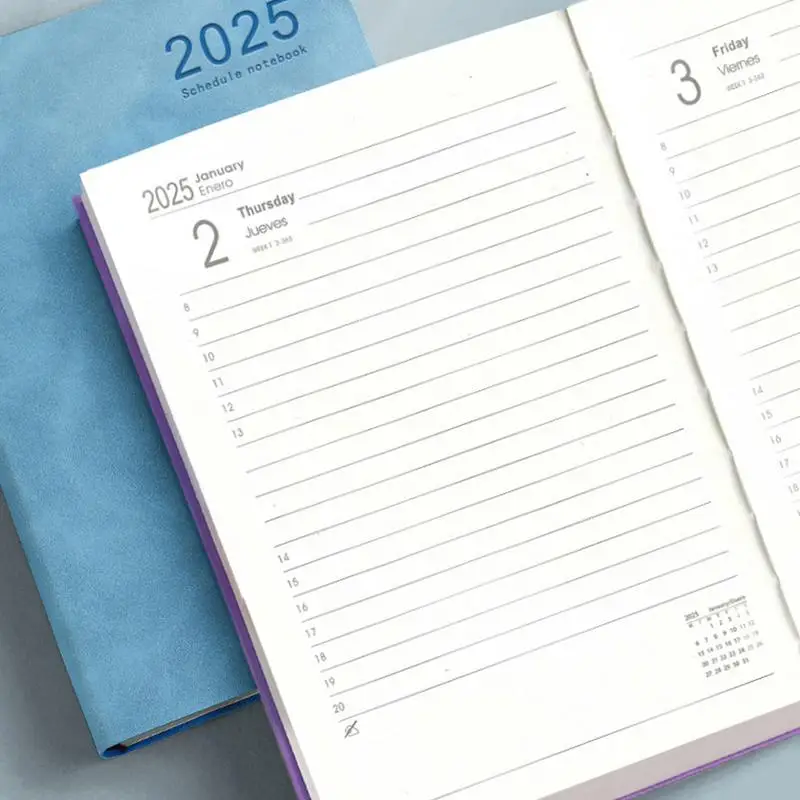 Time Management Planner Calendar 8X6Inches Calendar Notebook 340Page Daily Planner Time Management Weekly And Yearly Planner