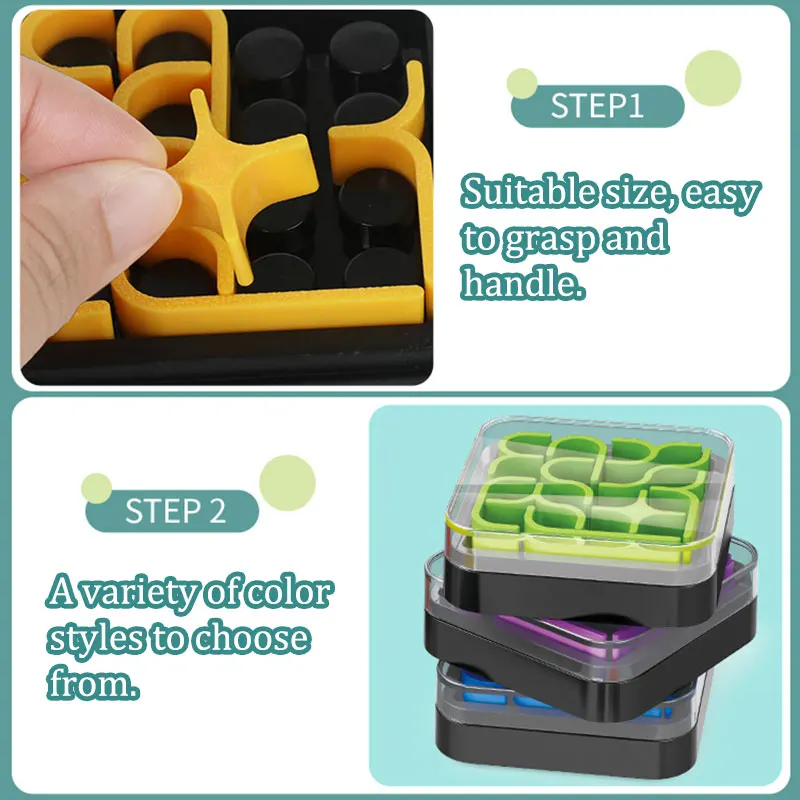 ثلاثية الأبعاد منحنى صغير لغز لعبة للأطفال التفكير المنطقي التدريب السفر لعبة ألعاب تعليمية نشاط الحفلات مجلس لعبة ل 3 +