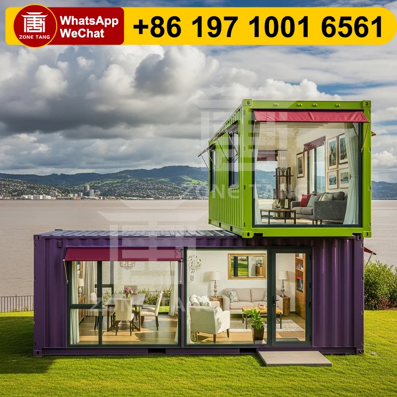 

Durable Easily Movable Modular Flat Pack Home Container Buildings Modern Shipping Container Home Mobile House Customize Color