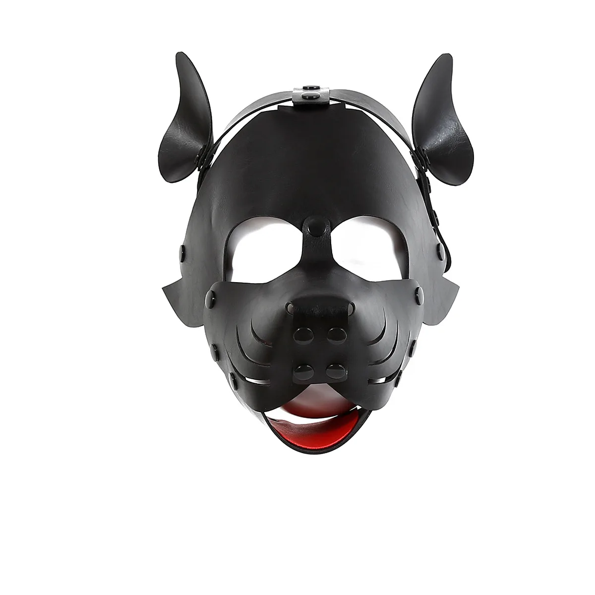 Cute Sexual Toy Adult Games Detachable Harness Dog Mask Bdsm Bondage Leather Hood Mask For Couples Women Roleplay Bed Restraints