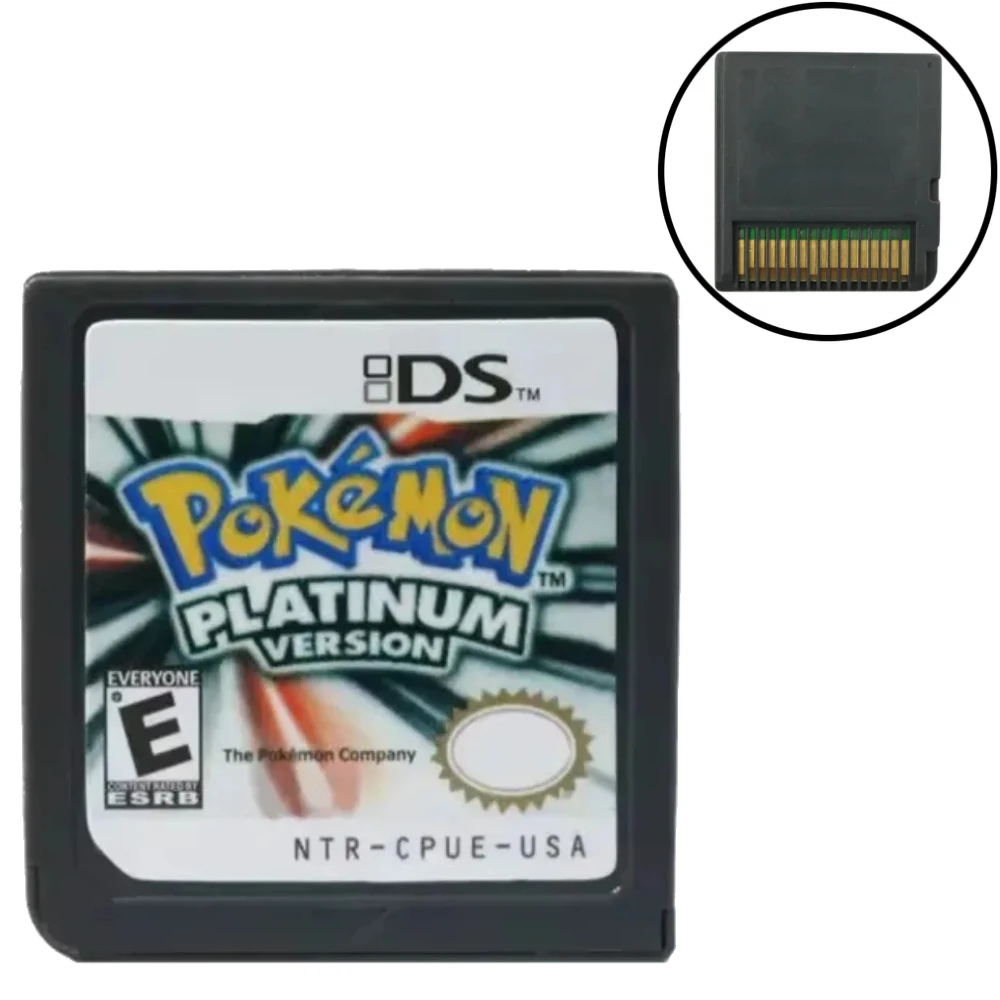 Pokémon DS Game Cartridge HeartGold SoulSilver Platinum Ranger for DS Lite DSi 3DS Classic RPG Retro Video Game Collection Gift