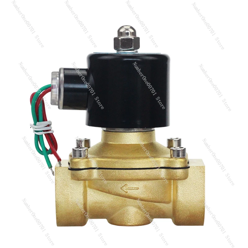 

2w-250-25 Copper Solenoid Valve Water Valve 1-Inch Dn25 Ac220v High Temperature Resistance 150 Degrees Switch Valve