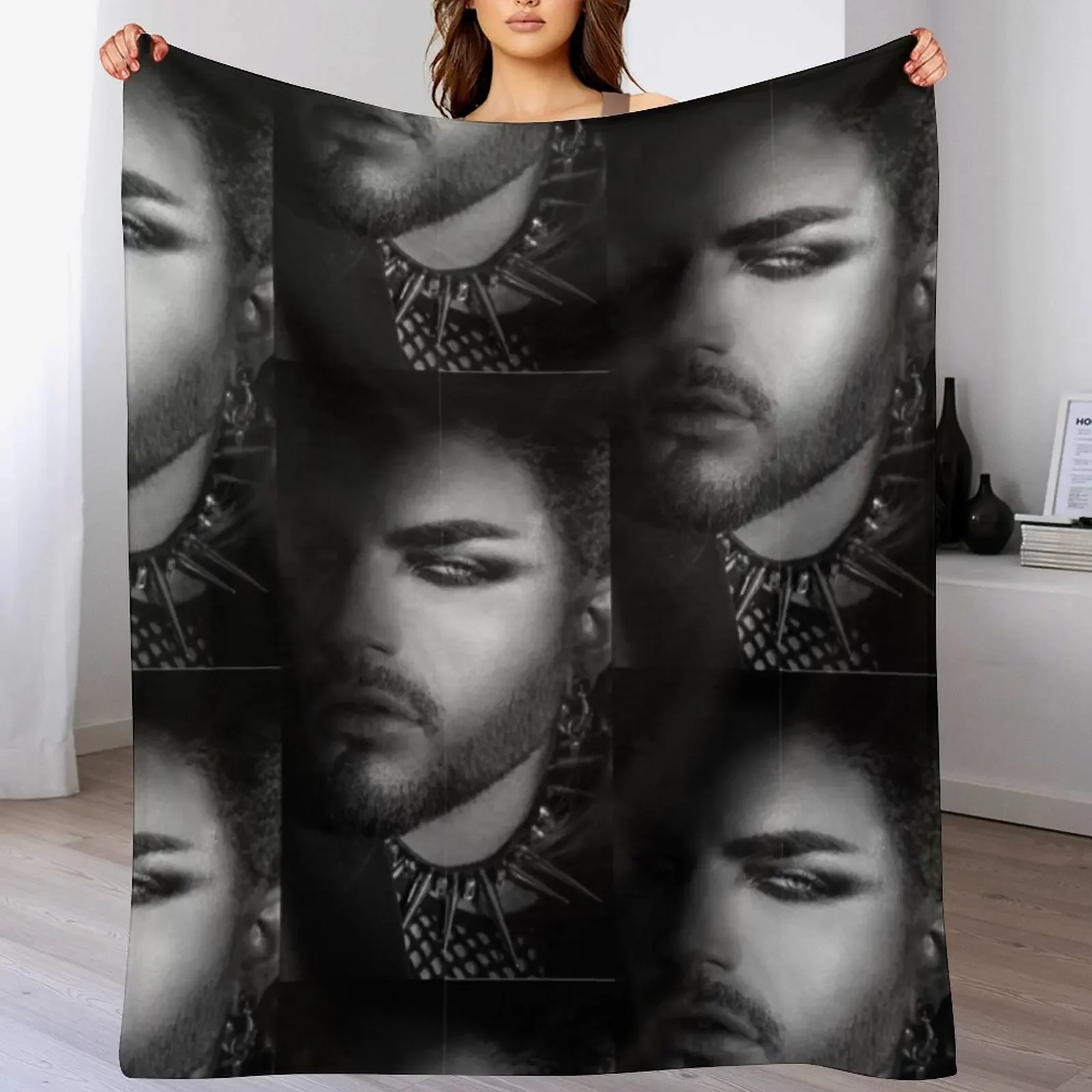 

New Mysterious Adam Lambert Throw Blanket wednesday Personalized Gift Stuffeds Beach Blankets