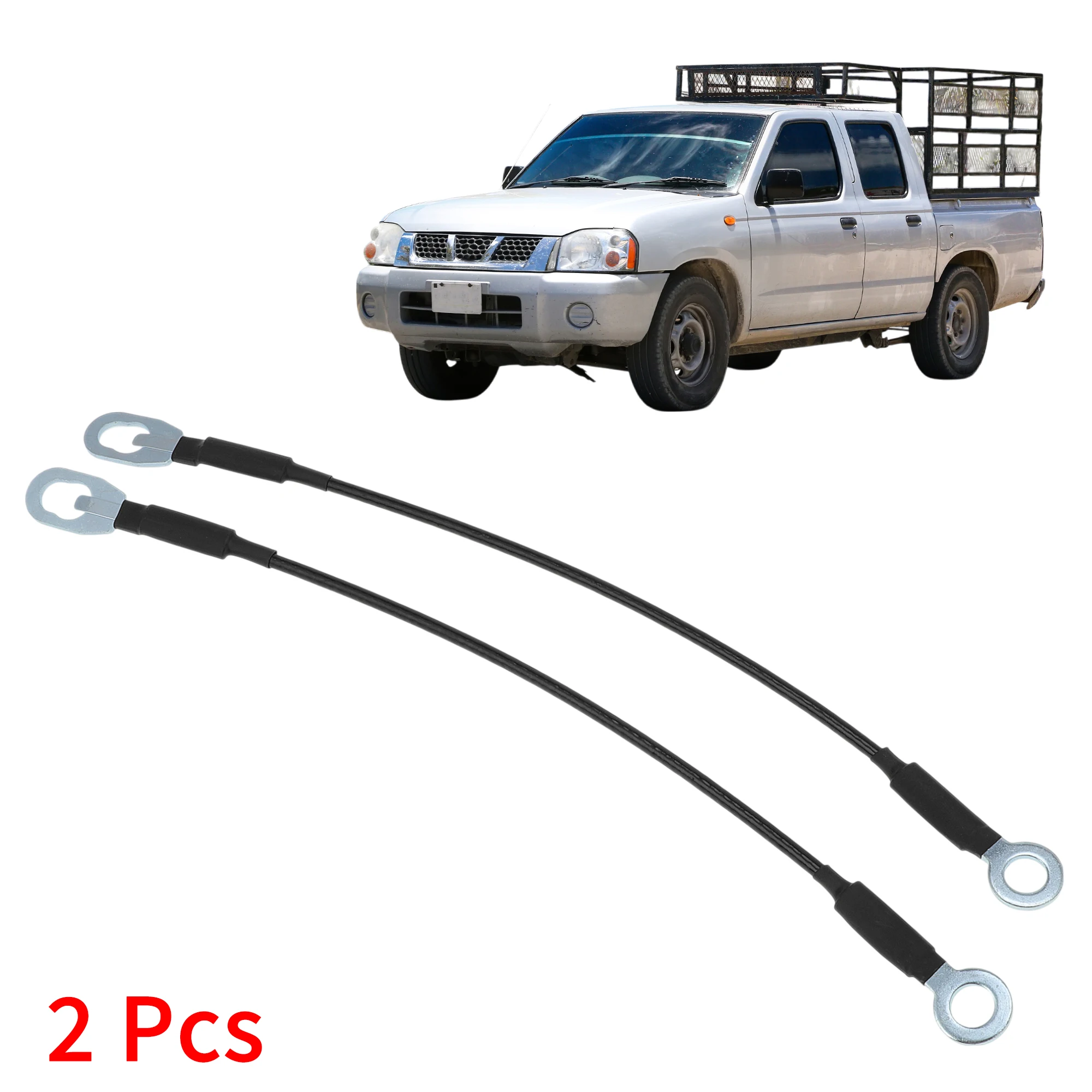 UXCELL No.904608B400/38541 Tailgate Support Cables for Nissan Frontier NP300 2009-2014