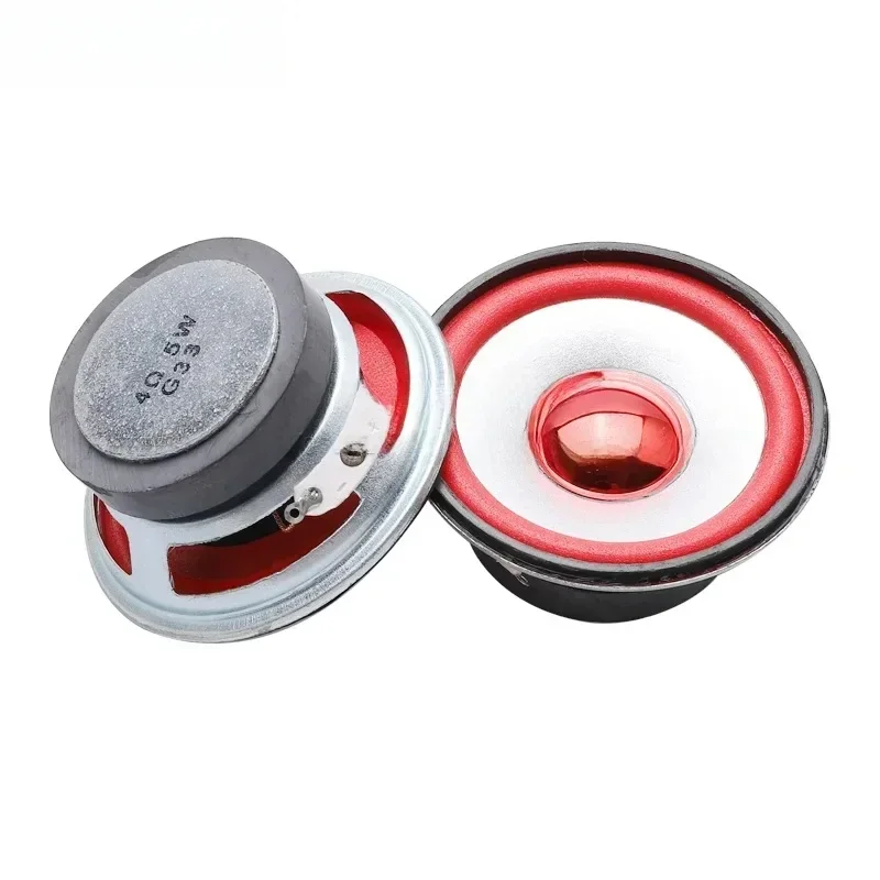 

4 Ohm 5W Loudspeaker 66MM 2.5inch Round BT Musical Flowerpot Speaker 45MM External Magnetic Red Foam Edge Dust Cap Height 29mm