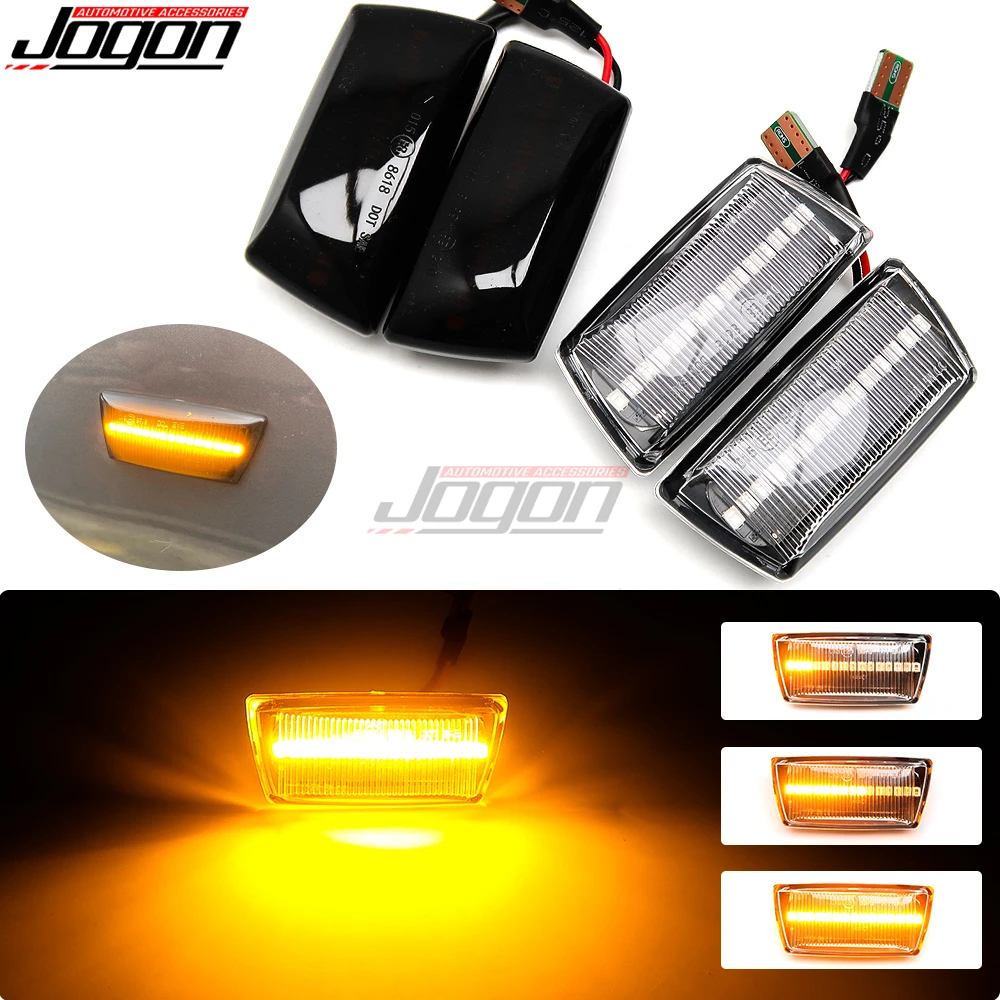 Led Dynamic Turn Signal Light Side Fender Marker Sequential Blinker For Chevrolet Cruze J300 Aveo T300 Orlando For Cadillac BLS