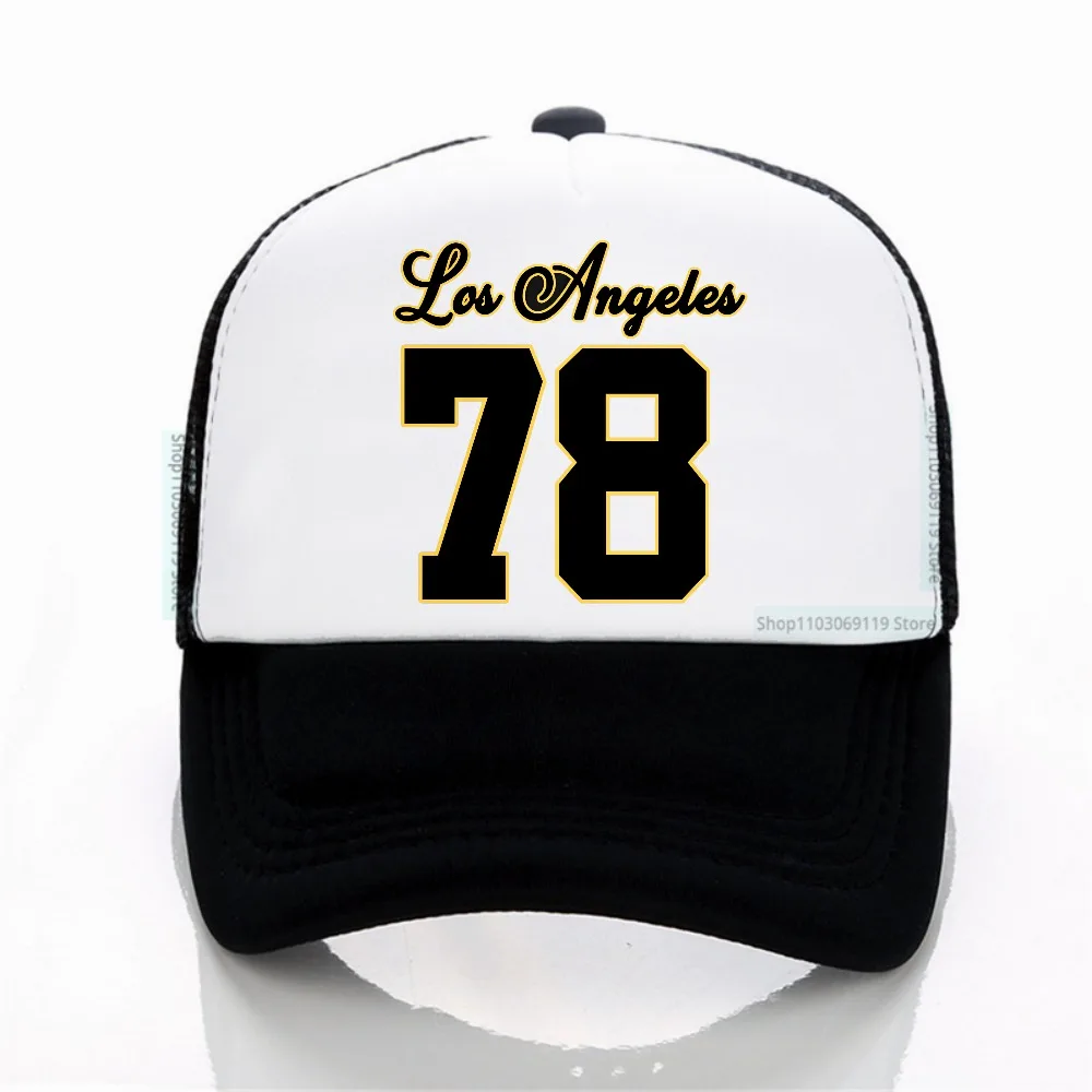 

Los Angeles 78 Number Graphic baseball cap Summer sports casual street caps fashion adjstable mesh trucker hat Sunscreen Hats