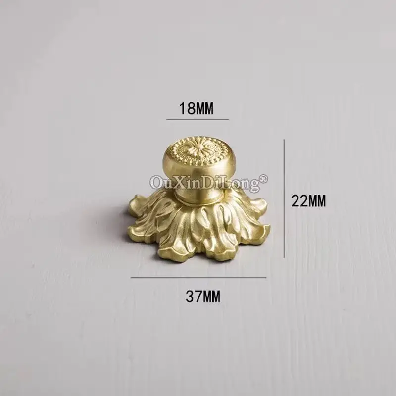 10PCS European British Furniture Handle Light Luxury Brass Handle Cupboard Furniture Wardrobe Door Drawer Gold Handle GF298