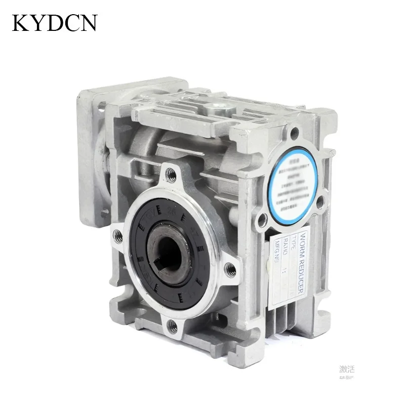 NMRV030-NMRV075 Gearbox Worm Gear Reducer Ratio 5:1 To 100:1 for NEMA23 NEMA34 Stepper Motor 60/80 Servo Motor CNC Parts
