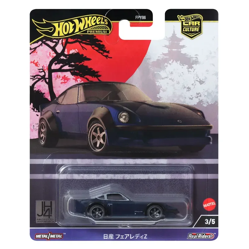 Mattel Hot Wheels Premium Car Culture Japan Historics 4 Toys Boys 1/64 Diecast Nissan Fairlady Z Vehicles Models Birthday Gift