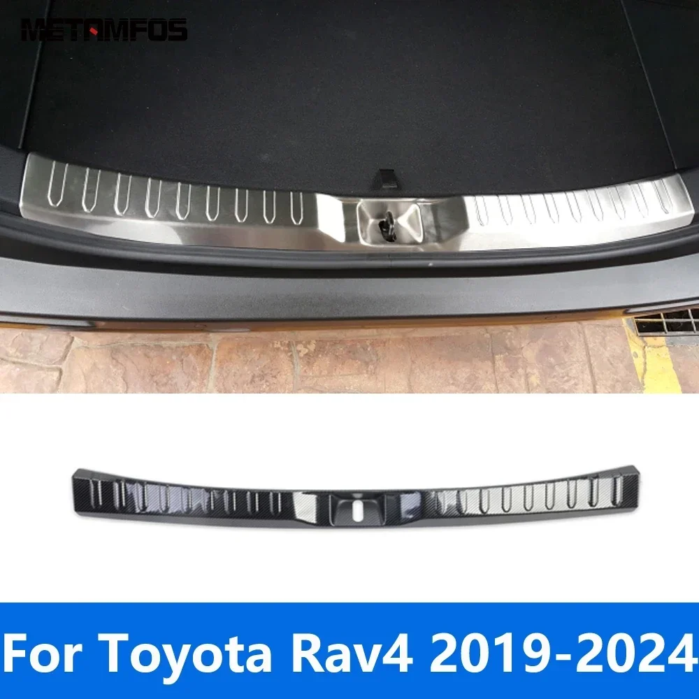 

Для Toyota Rav4 Rav 4 2019-2022 2023 2024 задний багажник, бампер, подножка, задняя дверь, накладка на порог, аксессуары, Стайлинг автомобиля