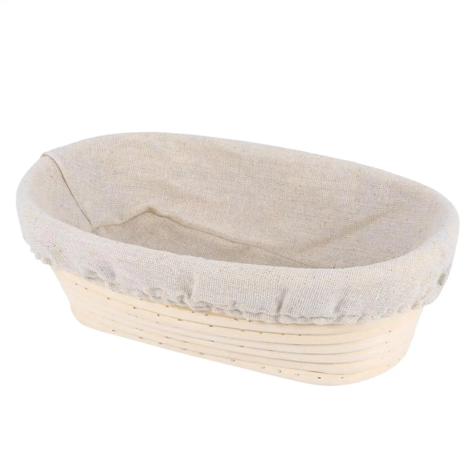 1Pc Round Oval Bread Ferment Basket Natural Fermentation Sourdough Bread Basket Dough Rattan Wicker Baking Bowl DIY Baking Tools
