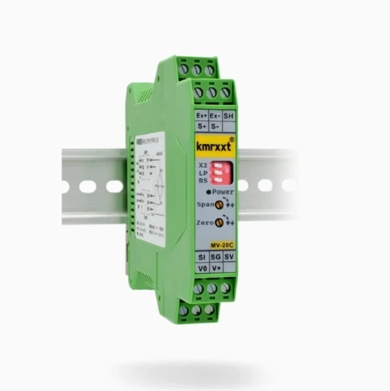 MV-20C Precision Weighing Transmitter Strain Bridge Force Measurement Pressure Tension MV Signal Amplifier 0-20mA +- 10V