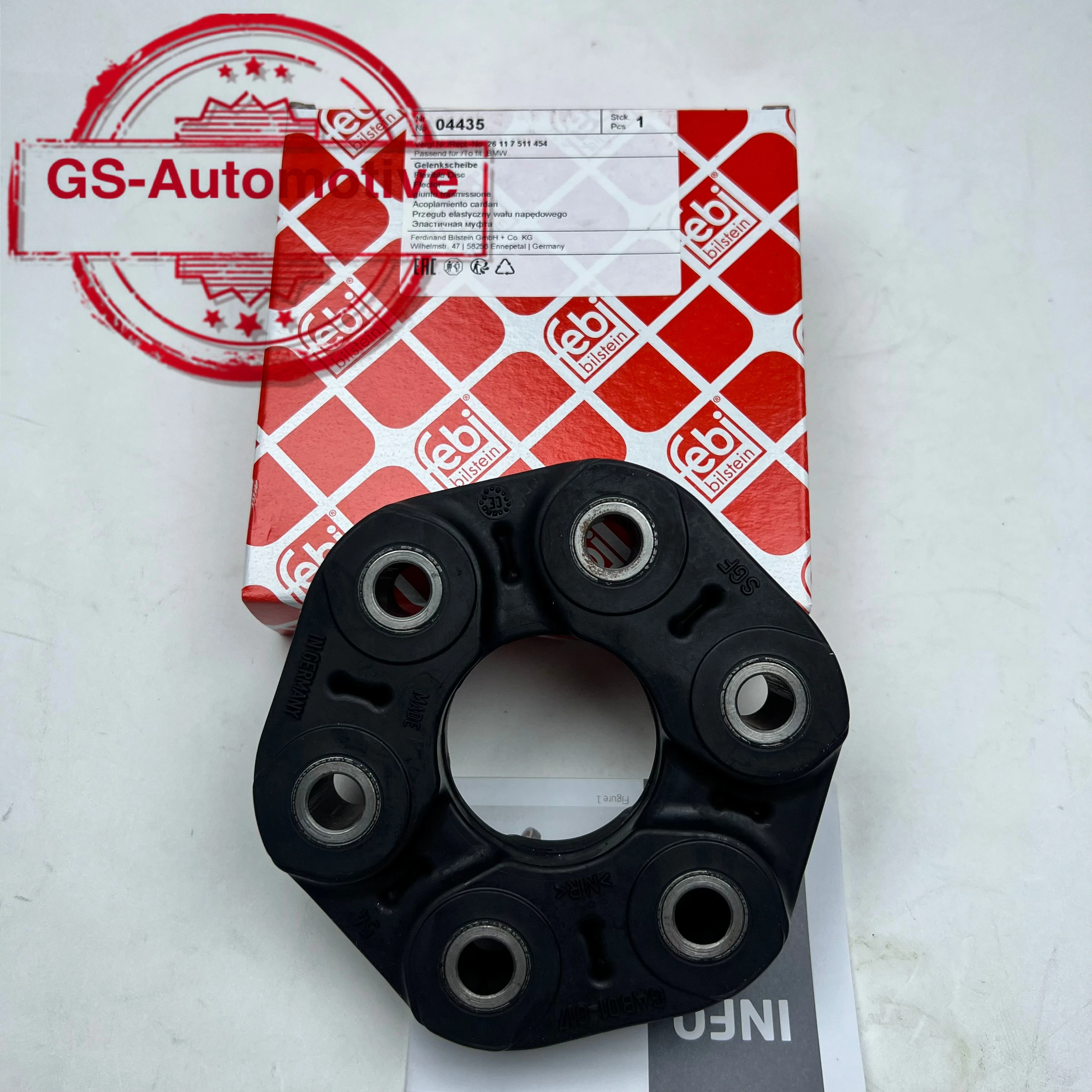 

Flex Disc 26117511454 for BMW N45 N42 M47N N52 M20 S14 M51 N46 E81 E90 E3630 E36 E46 E36 E36 M3 328i 320d 528e 730i Z3 Volvo 760