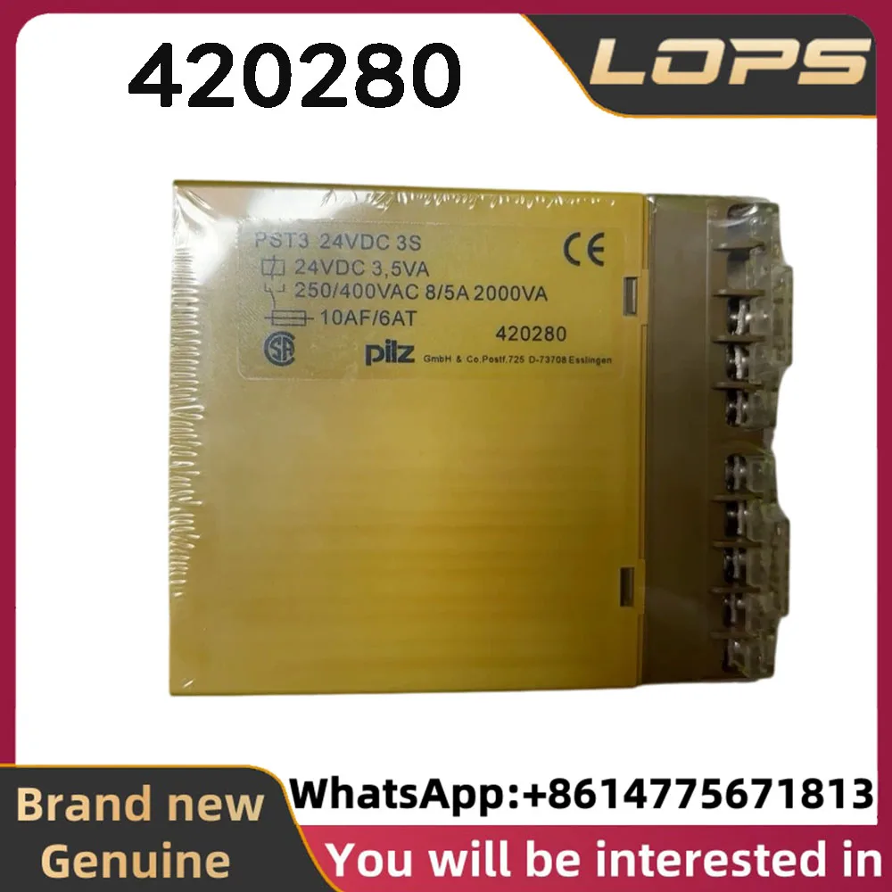 PST3 24VDC 3S 420280 safety relay, brand new original genuine, welcome to inquire