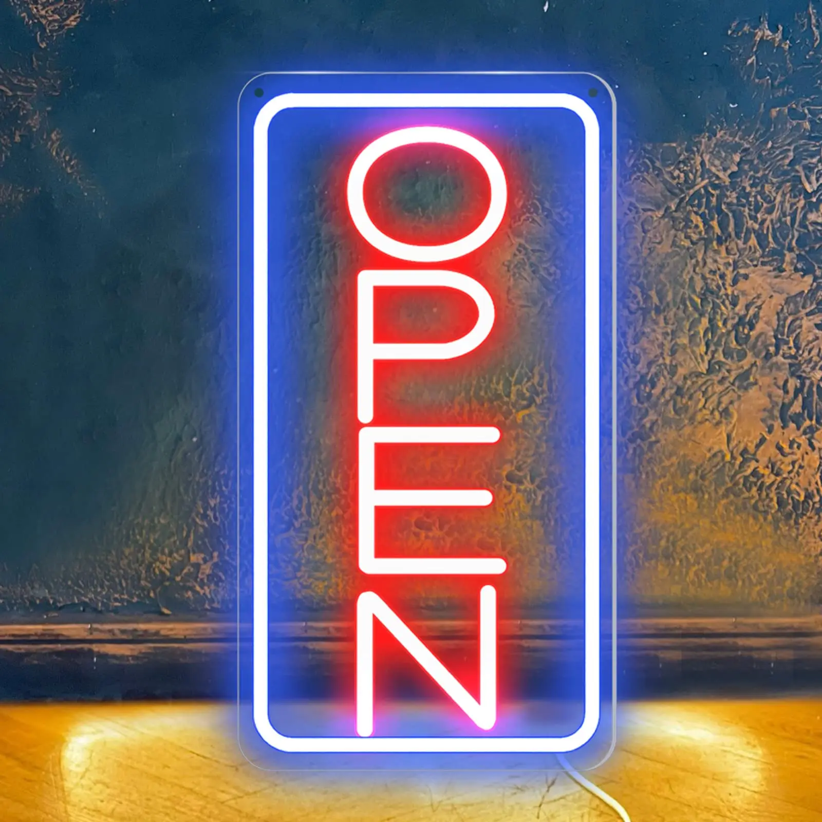 

Led Neon Open Signs USB with Switch, Adjustable Bright Led Neon Open Sign for Bar Salon Coffee Stores Club Hotel