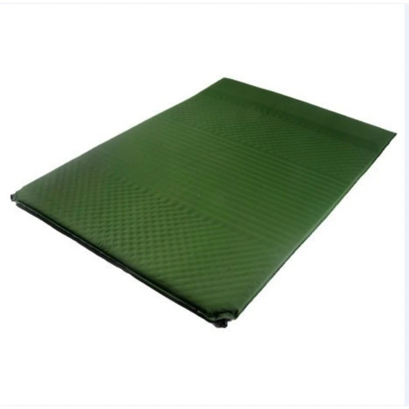 Double‑Wide 8CM Thick Auto‑Inflatable Sleeping Pad, Camping Tent Moisture‑Proof Mattress For 2‑Person Use