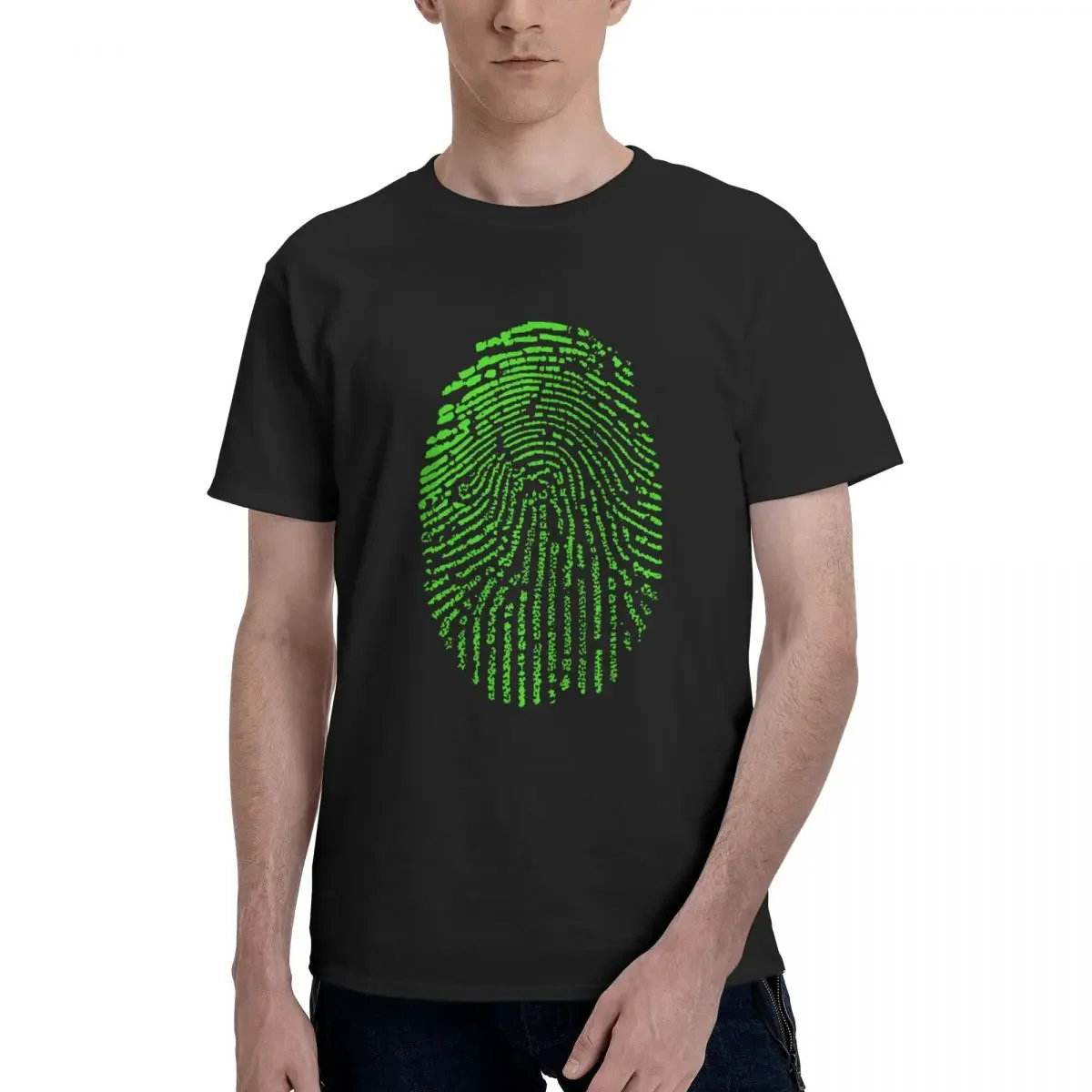 Matrixs Morpheus Neo Sci-Fi Action Movie Fingerprint Oversized Graphic T Shirt Men Women Man Tee T-Shirt Y2K Short Sleeve Tops