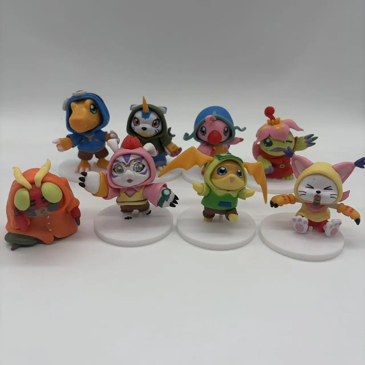 Alta qualidade 8 pçs/set anime digital monstro digimon bonito figura de ação modelo brinquedos para crianças