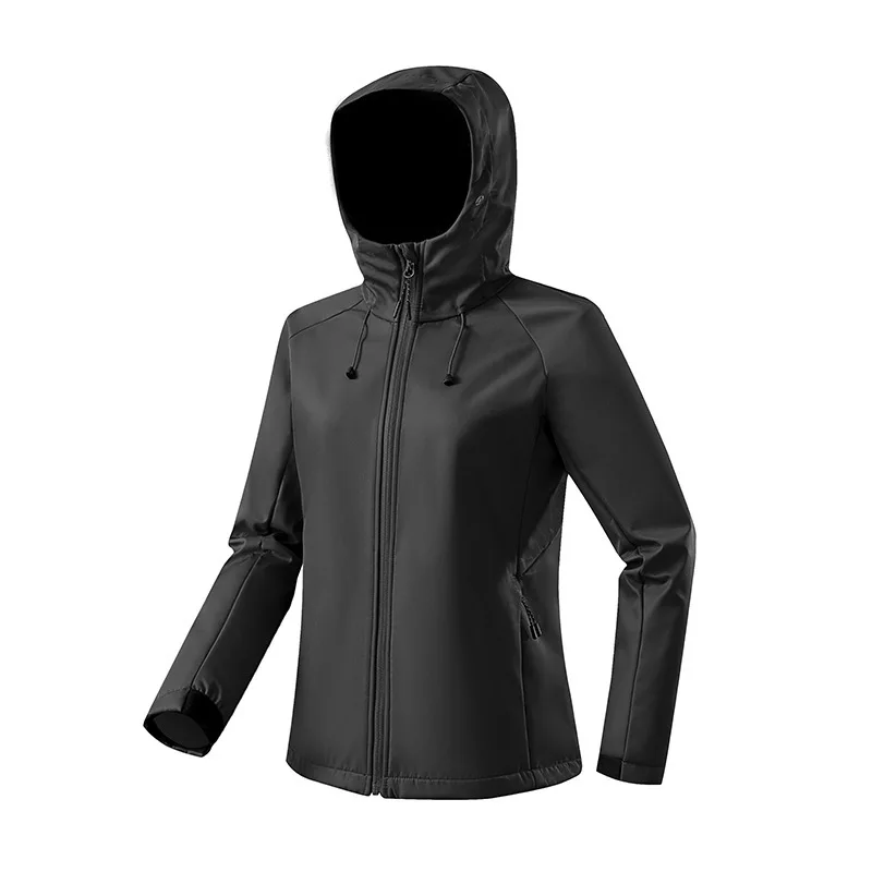 2025년 신상 트렌디 후드 소프트쉘 자켓 (남녀공용), 봄/가을 청소년 바람막이