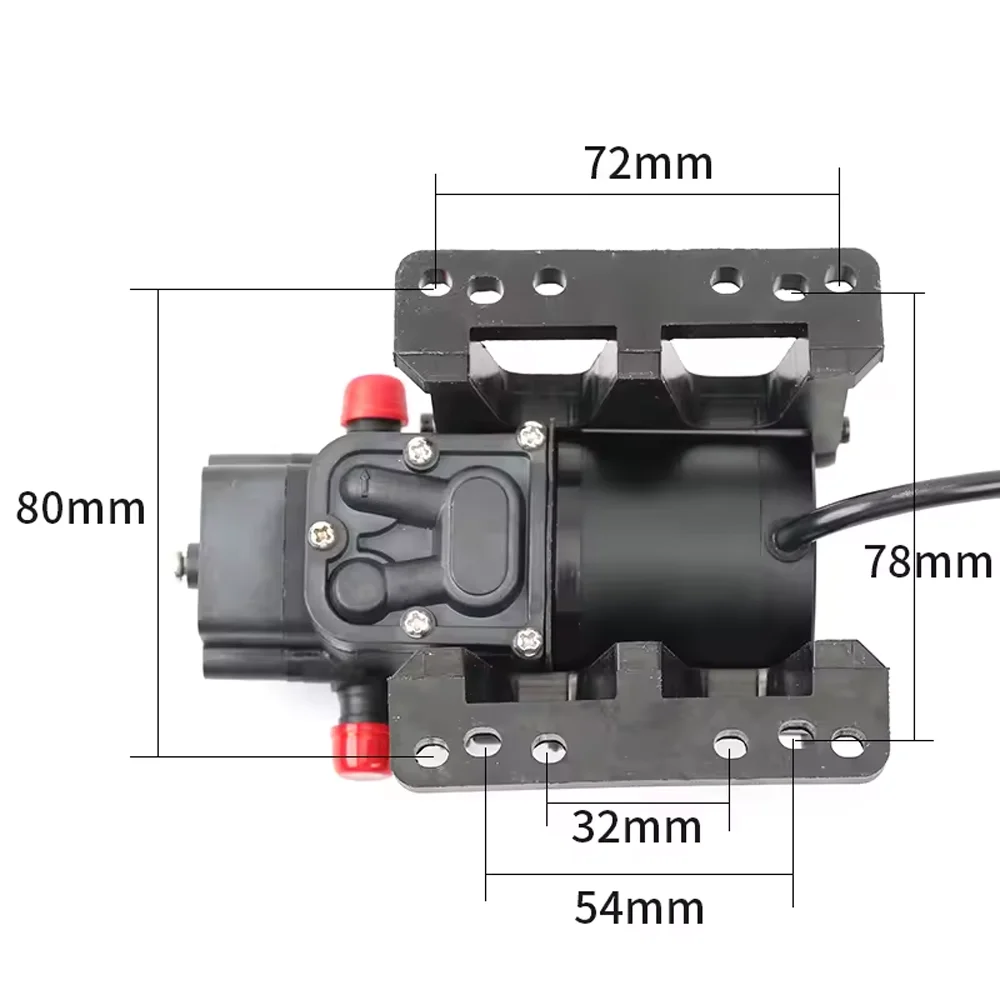 Hobbywing 5l Brushless Water Pump Built-in Esc For 25kg 16kg 10kg For Agricultural frame Spray System With Pressure Nozzles