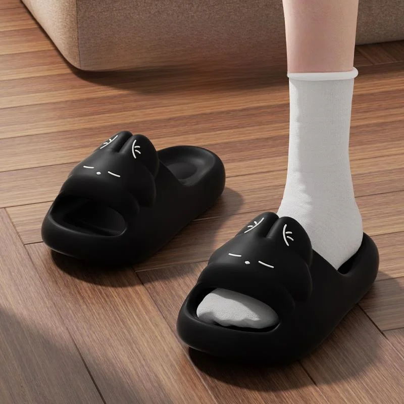 

Cute Indoor Women's Slippers 2026 New Style Bathroom Bathing Anti-Slip Thick Soft Bottom EVA Slip-On Home Comfortable Sandals