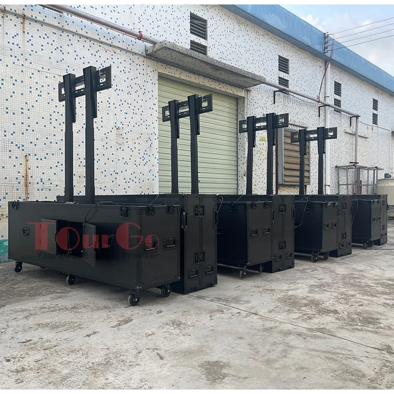 Motorised Electric TV Lift Flight Road Case for 75