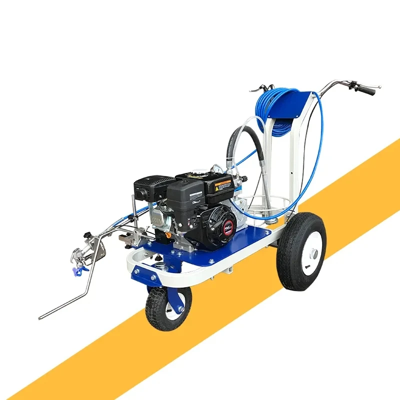 Engine Multi-Purpose Cold Spray Road Marking Machine Hand-Push Paint Sprayer