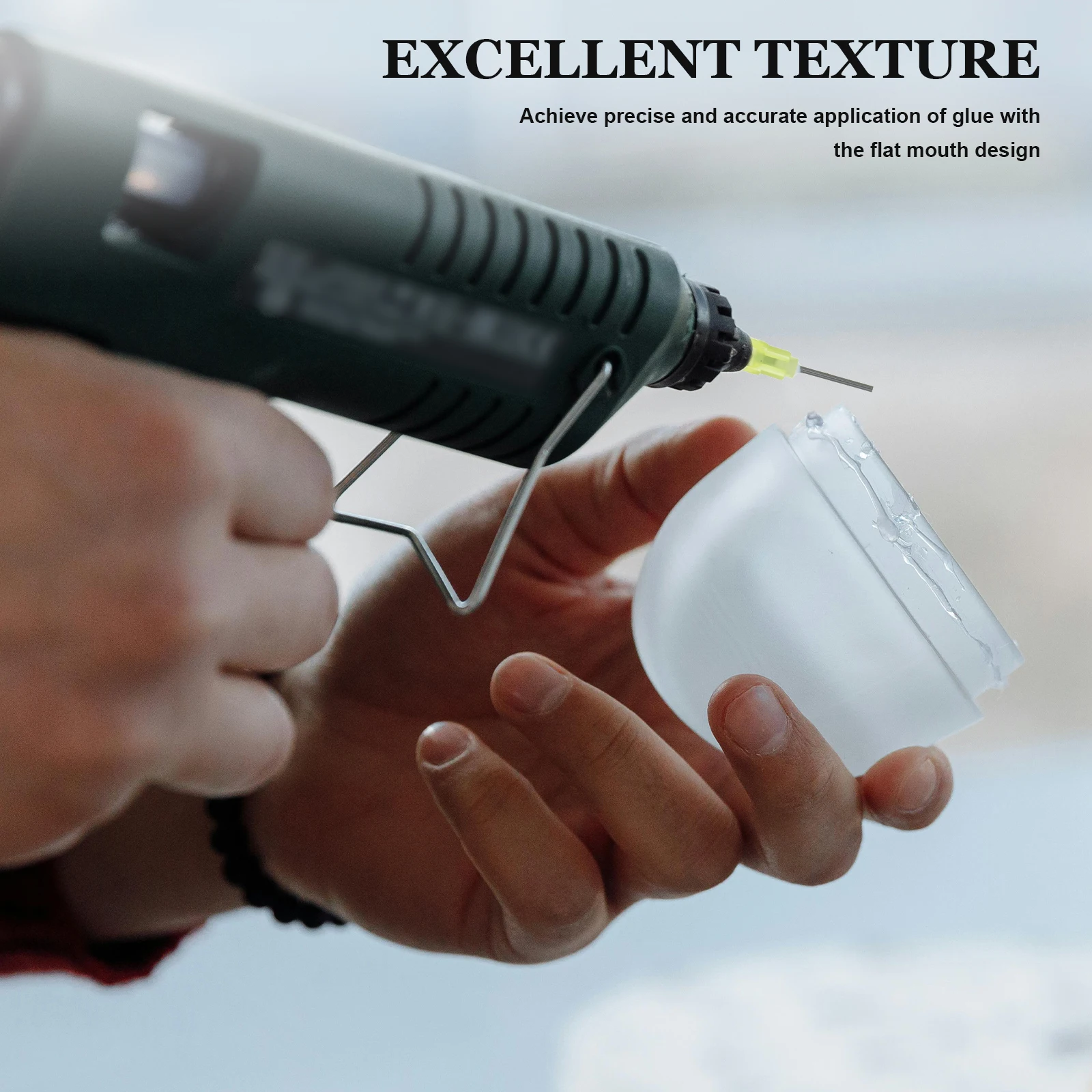 

100pcs Precision Glue Dispensing Needles 20G Stainless Steel Flat Mouth Tips For Industrial Liquid Dispensing