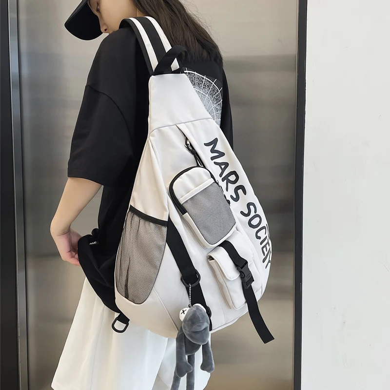 Messenger Bag Fashion Trend Young High School College Student School Bag Female New Large-capacity Shoulder Bag purse women bags