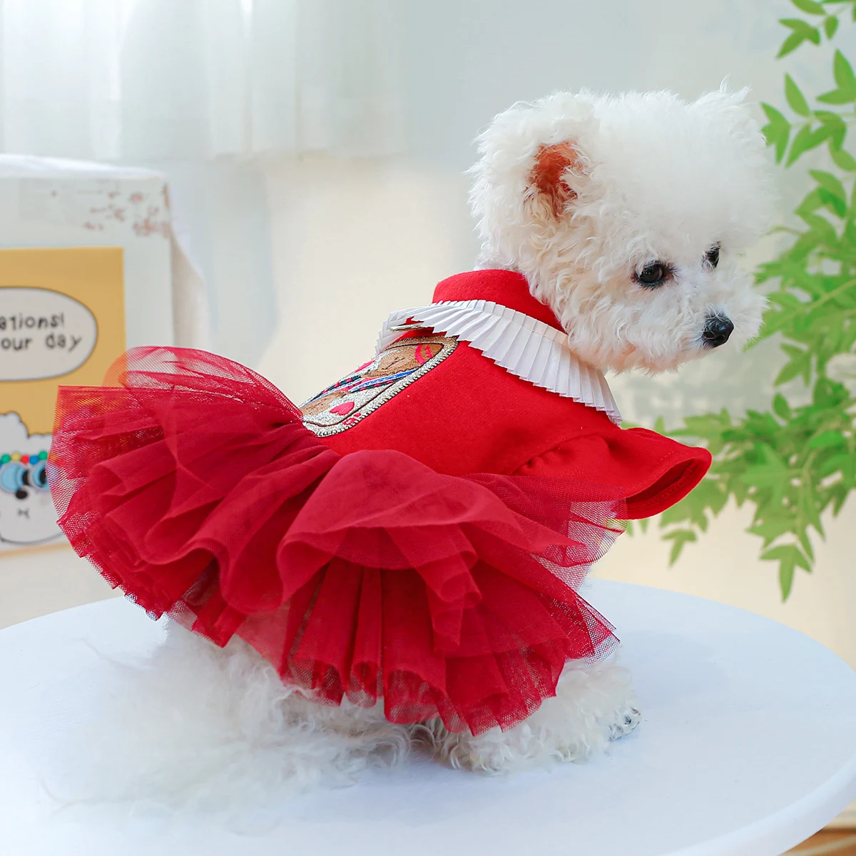 PETCIRCLE Dog Clothes Queen Wedding Dress For Small Medium Dog Puppy Cat Autumn Winter Pet Clothing Costume Pet Supplies Skirt