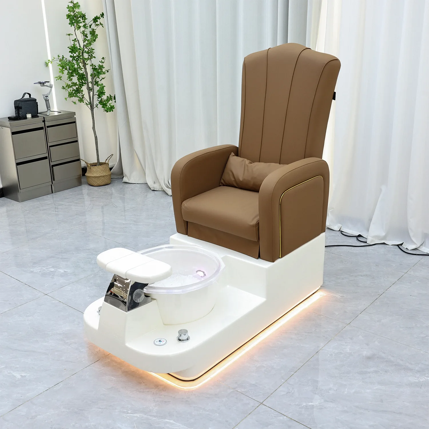 

European And American Electric Down Manicure Massage Chair Foot Bath Spa Sofa Recliner Manicure Stool Nail Salon Massage Special