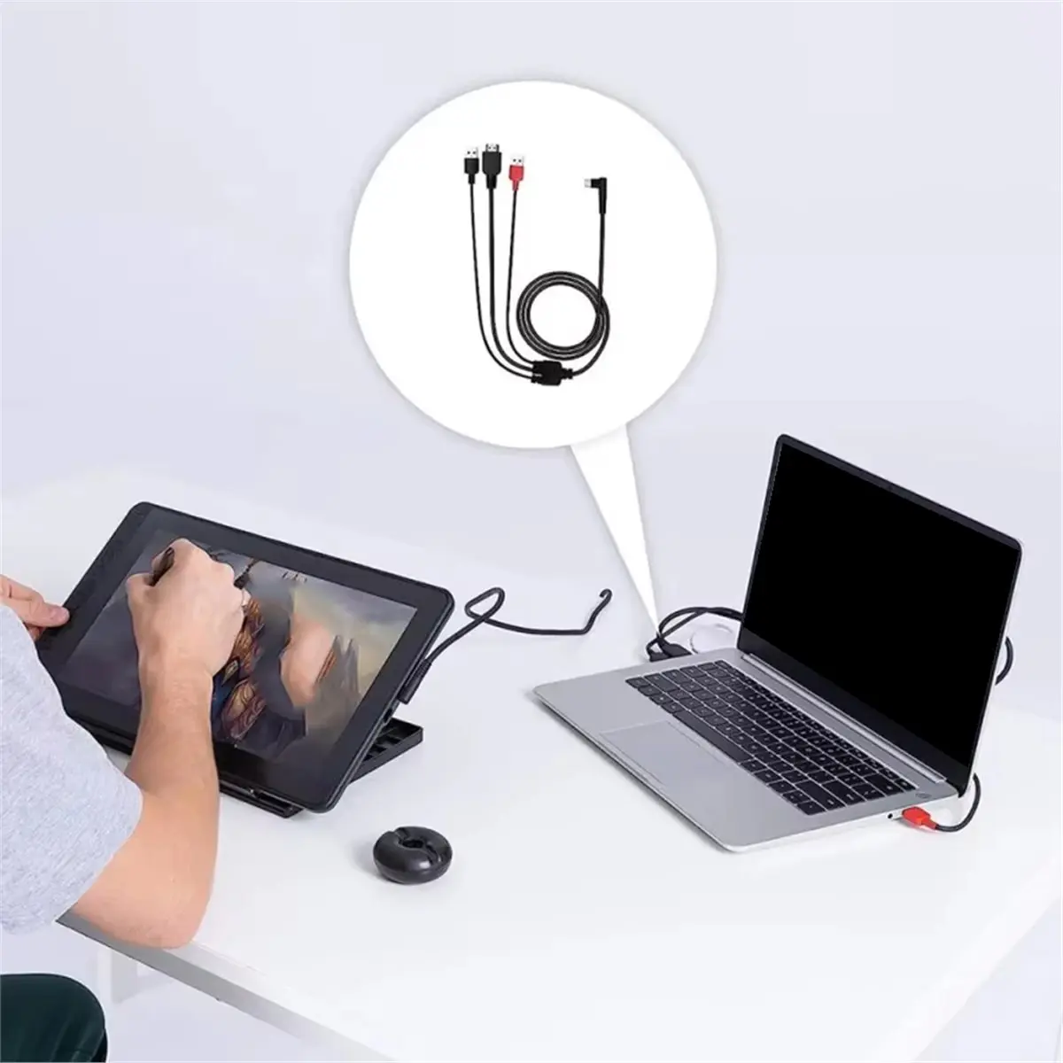 a94z-グラフィックタブレット-12、13-13-gen-3、16-2021-用ケーブル-cb05a、usb-c、usb-a-付き