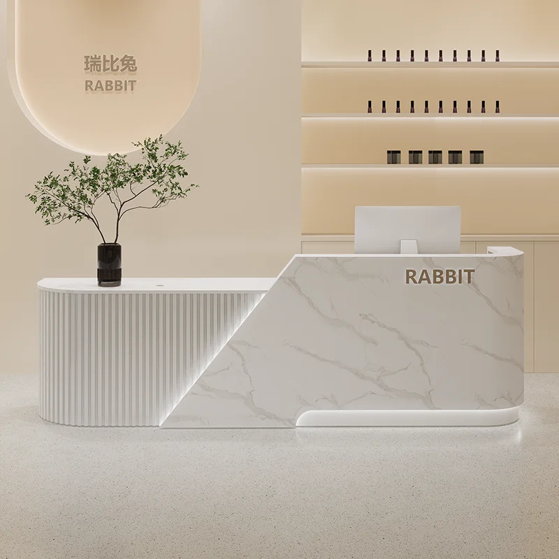 

Design Company Reception Desks Modern Shop Beauty Bar Luxury Restaurant Reception Desks Executive Escritorio Trendy Furniture
