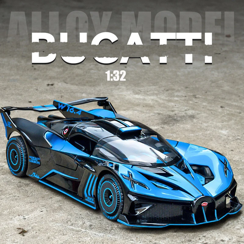 1: 32 Bolide Alloy Car Model Diecasts Toy With Sound and Light Vehicles Decoration Toys For Kids Gift