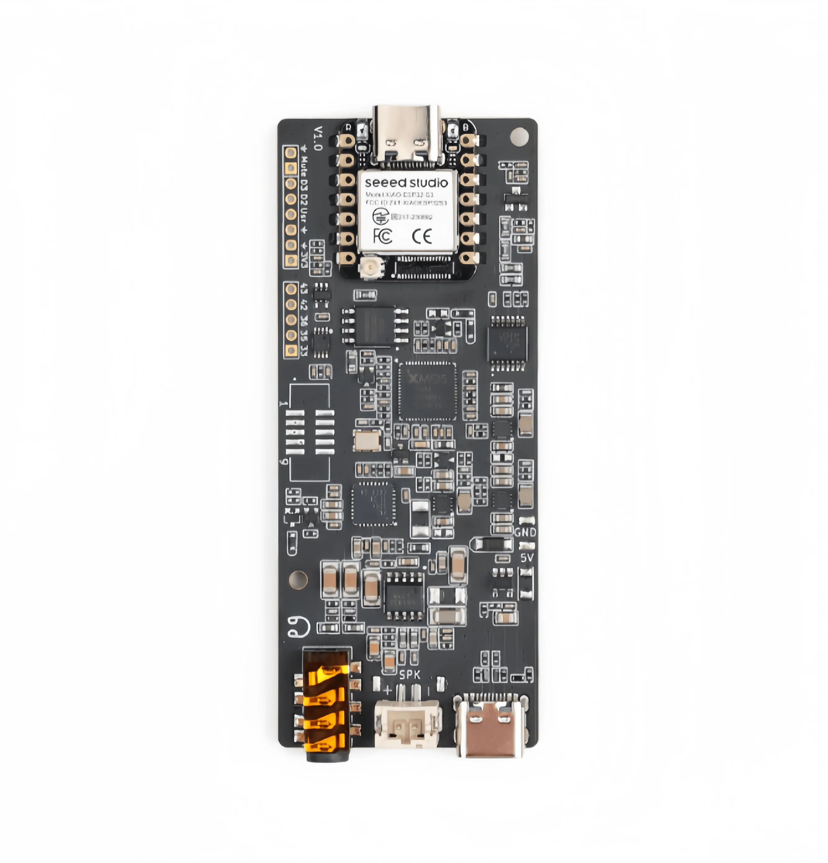 

ReSpeaker Lite AI Voice Processing Algorithm Development Board with 2 Microphone Array