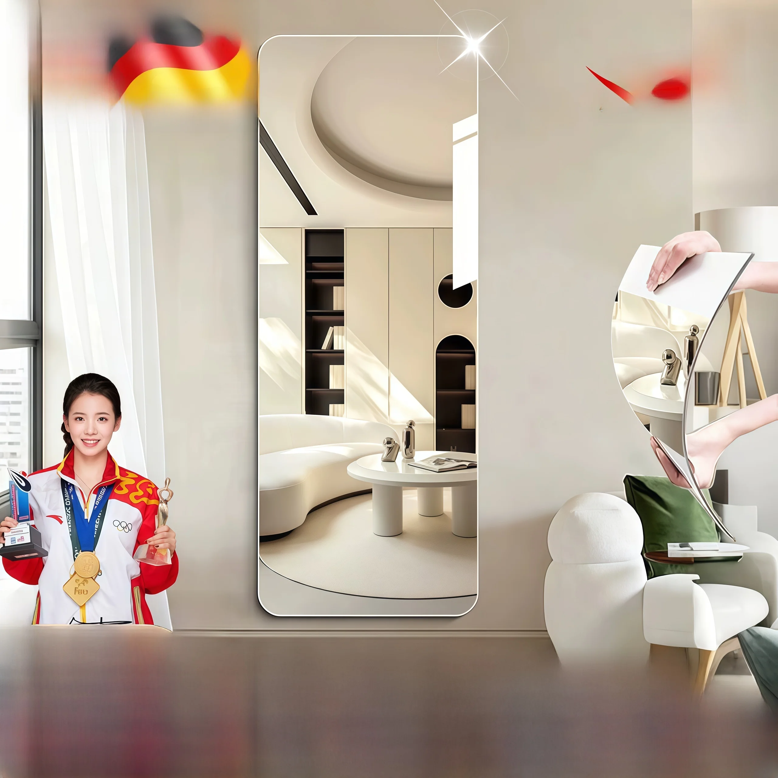 full-body-acrylic-mirror-sticker-self-adhesive-wall-mounted-high-definition-home-use-bathroom-decorative-floor-standing-mirror