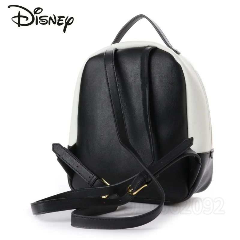 Disney 2025 New Mickey Mouse Women\'s Backpack PU Cute Girls School Bag Fashion Cartoon Luxury Brand Travel Women\'s Backpack