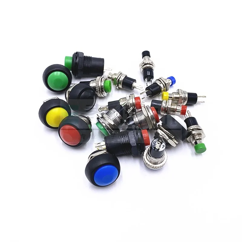 5pcs/lot Button Switch PBS-110  Plastic Button Waterproof Reset Start Electronic