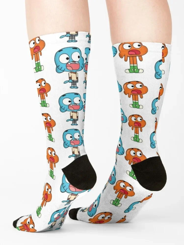 the amazing world of gambol collection Socks sheer designer kawaii new year Women's Socks Men's