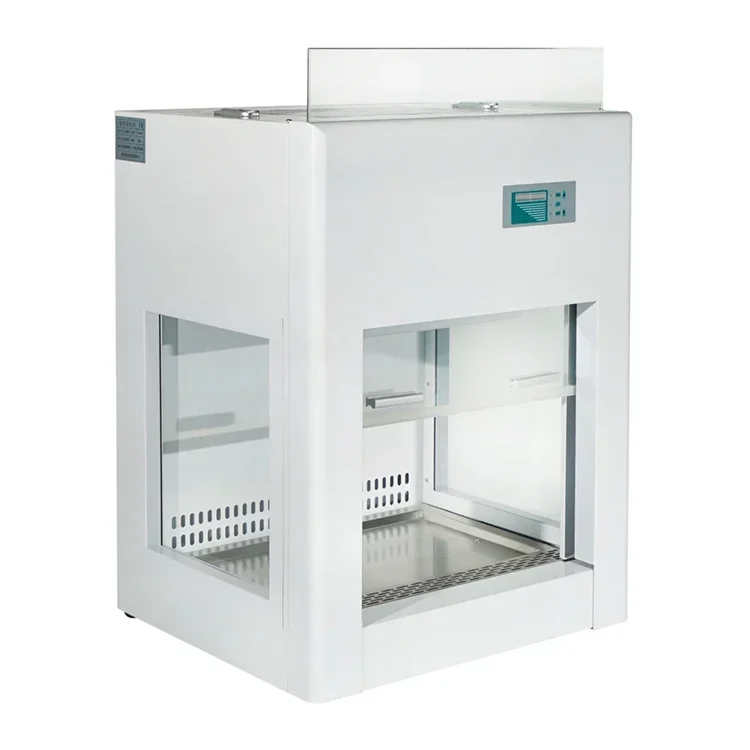 Capô de fluxo de ar laminar horizontal para laboratório de beleza médica, filtro HEPA para micologia, mini gabinete de fluxo laminar vertical