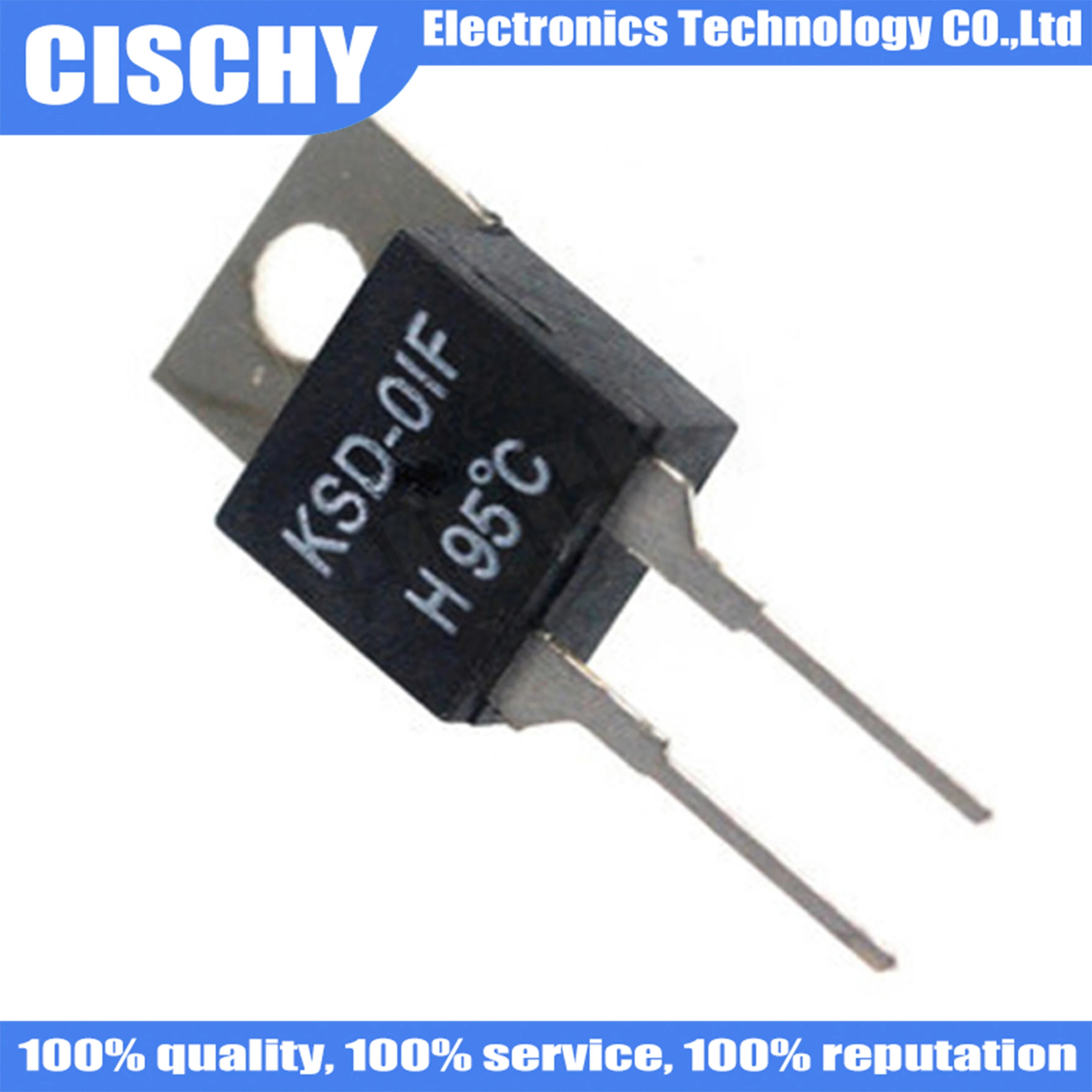 1pcs/lot KSD-01F 40~105 Degree Celsius Normally Open Close Temperature Switch Thermostat Thermal Protector TO-220 In Stock