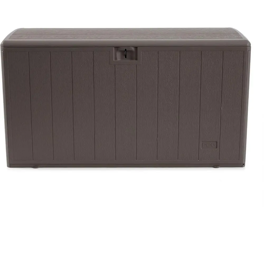 

Outdoor Storage Deck Box, 105 Gallon Capacity, Durable Wood Construction