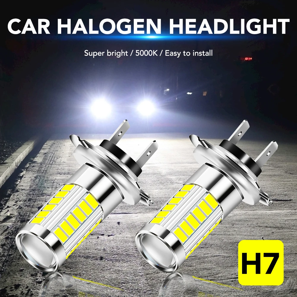 H7 5630 LED Light LED Car Headlight Lamp Bulb For chery tiggo 3 5 2016 A3 QQ A5 A1 Amulet A13 E5 FOR great wall/lifan/ byd