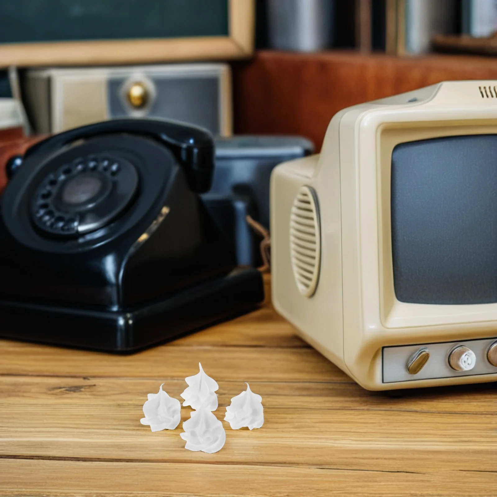 4pcs Artificial Cream Realistic Fake Desserts For Cake Shop Display Diy Party Decor Realistic Artificial Desserts Imitation Food