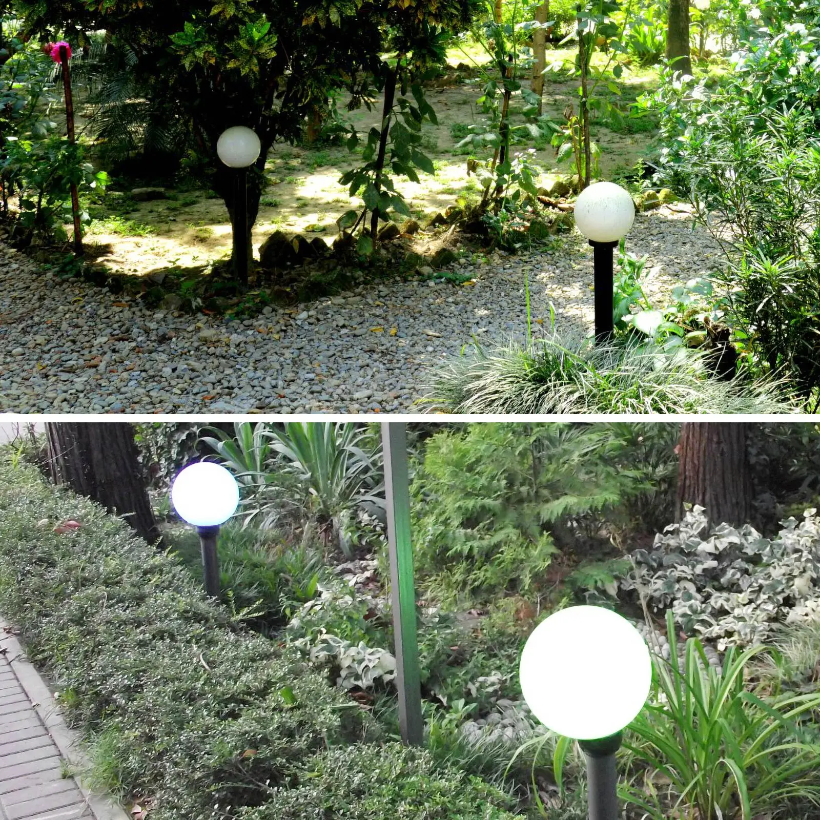 

Round Ball Lampshade 20CM Milk White Light Cover Outdoor Post Globe Shade Bulb Protector Lamp Covers Replacement